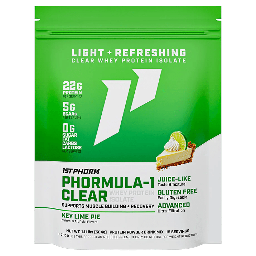 1st Phorm Phormula - 1 Clear Protein Powder 18 Serves Key Lime Pie