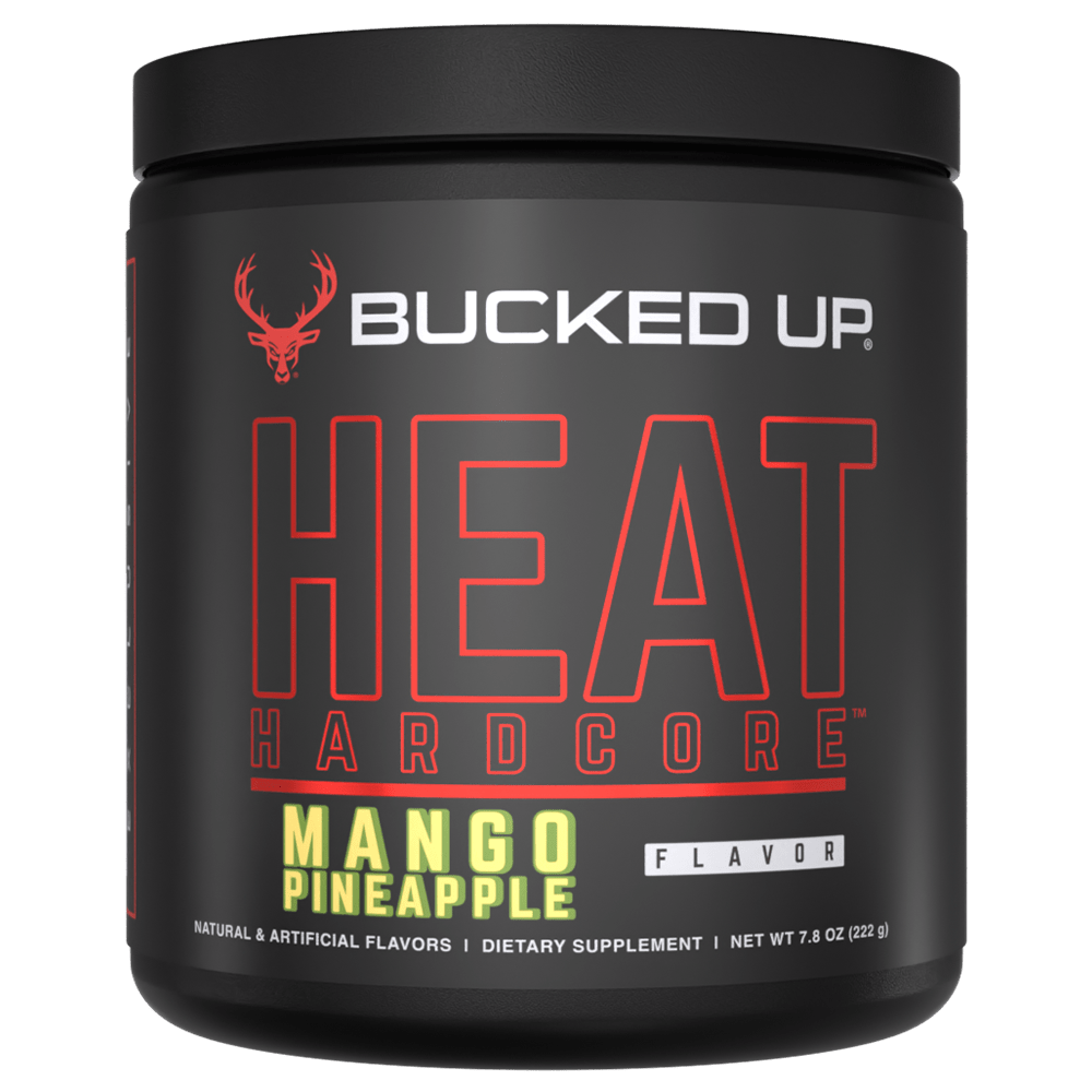 Bucked Up Heat Hardcore Thermogenic 30 Serve Mango Pineapple
