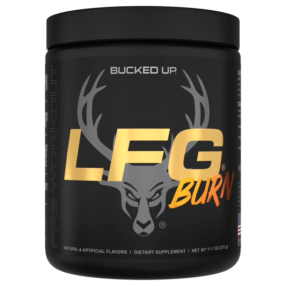 Bucked Up LFG Burn Pre - Workout 30 Serves Lava Flow (Strawberry/Pineapple/Coconut)