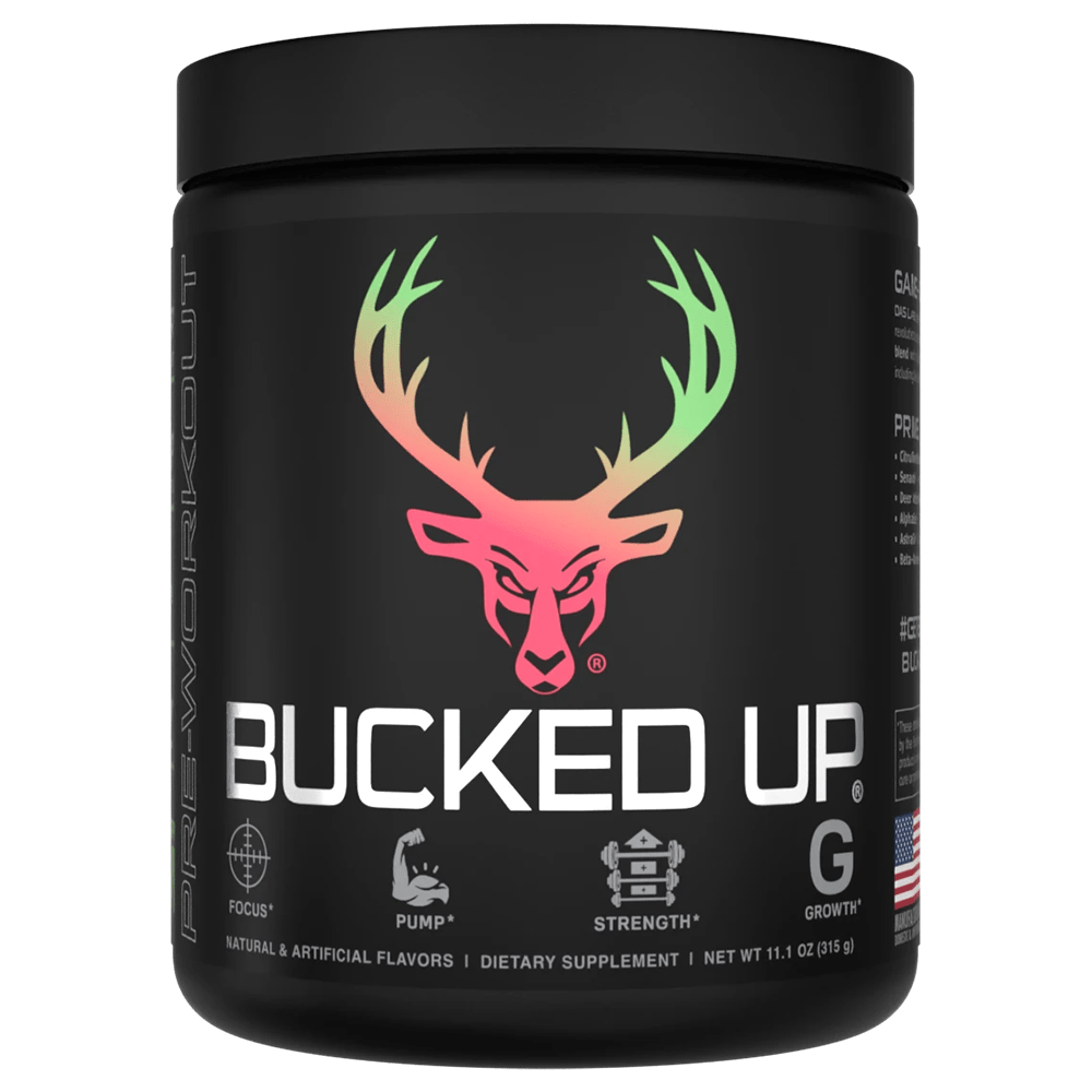 Bucked Up Pre - Workout Pre - Workout 30 Serves Strawberry Kiwi