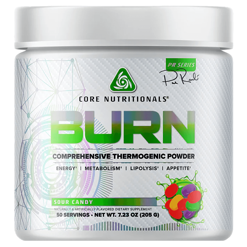 Core Nutritionals Core Burn PR Series Fat Burner 50 Serves Sour Candy