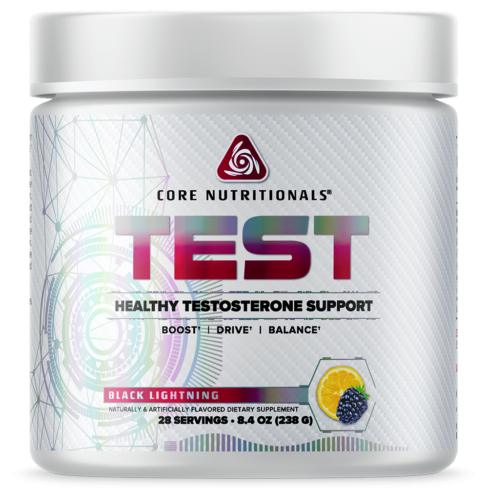 Core Nutritionals Test Hormone Support 28 Serves Black Lightning