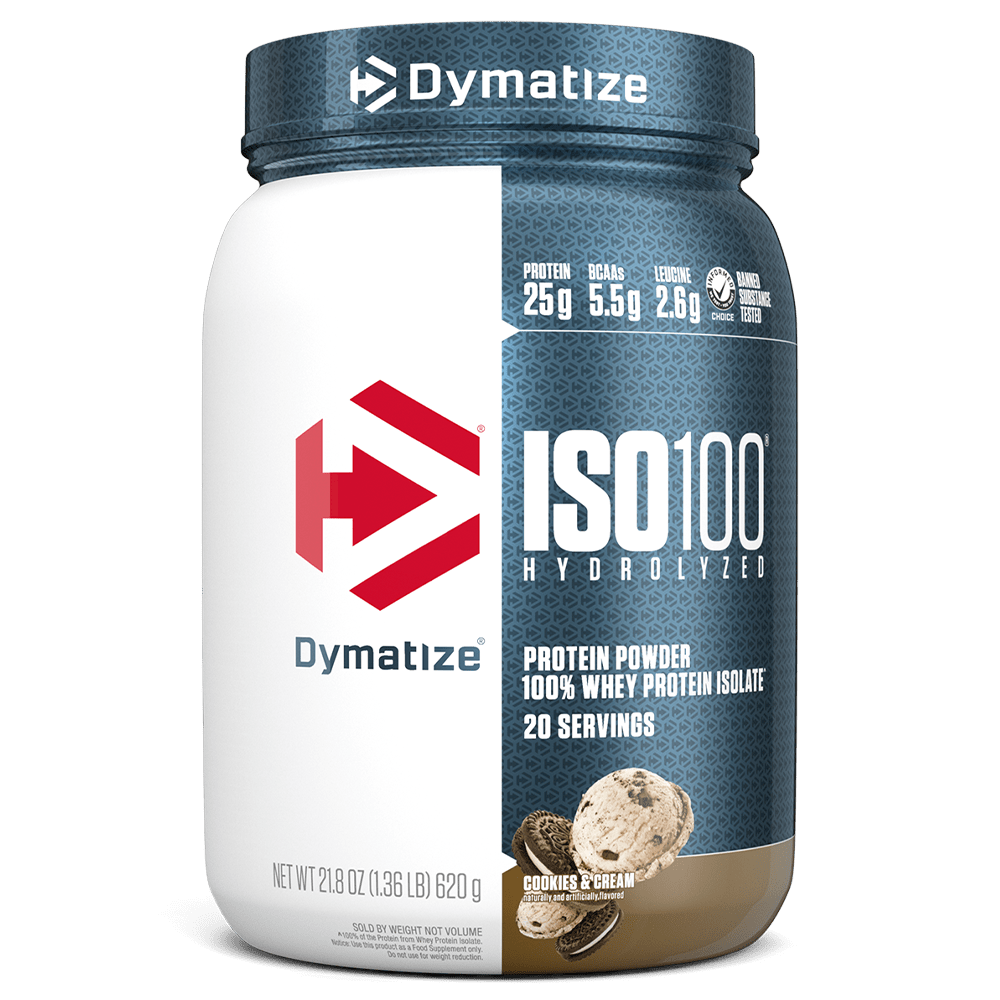 Dymatize ISO100 Protein Powder 20 Serves Cookies & Cream