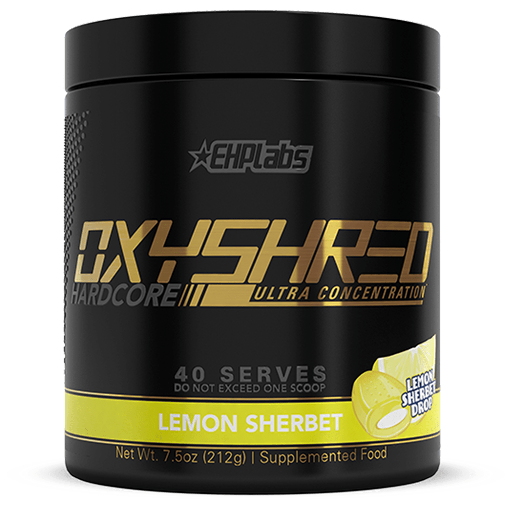 EHPlabs Hardcore OxyShred Thermogenic 40 Serves Lemon Sherbet