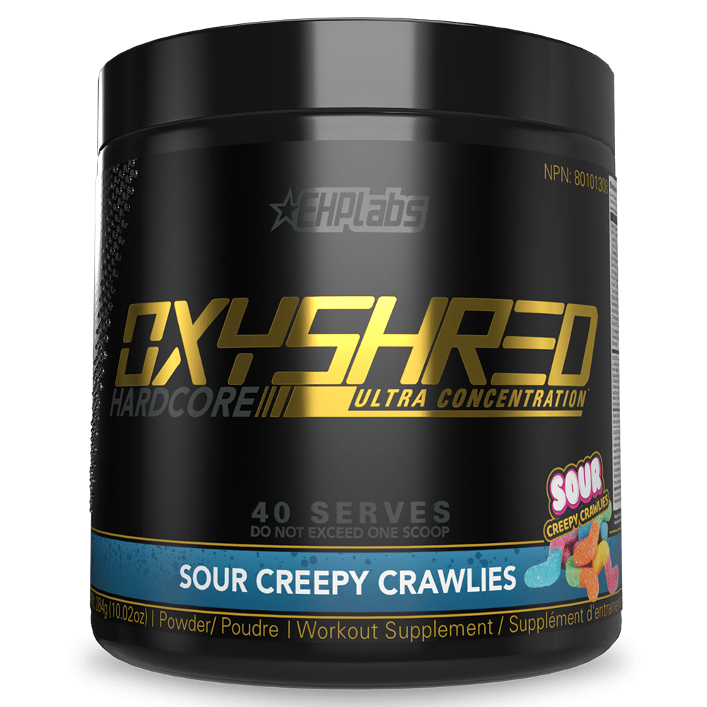 EHPlabs Hardcore OxyShred Thermogenic 40 Serves Sour Creepy Crawlies