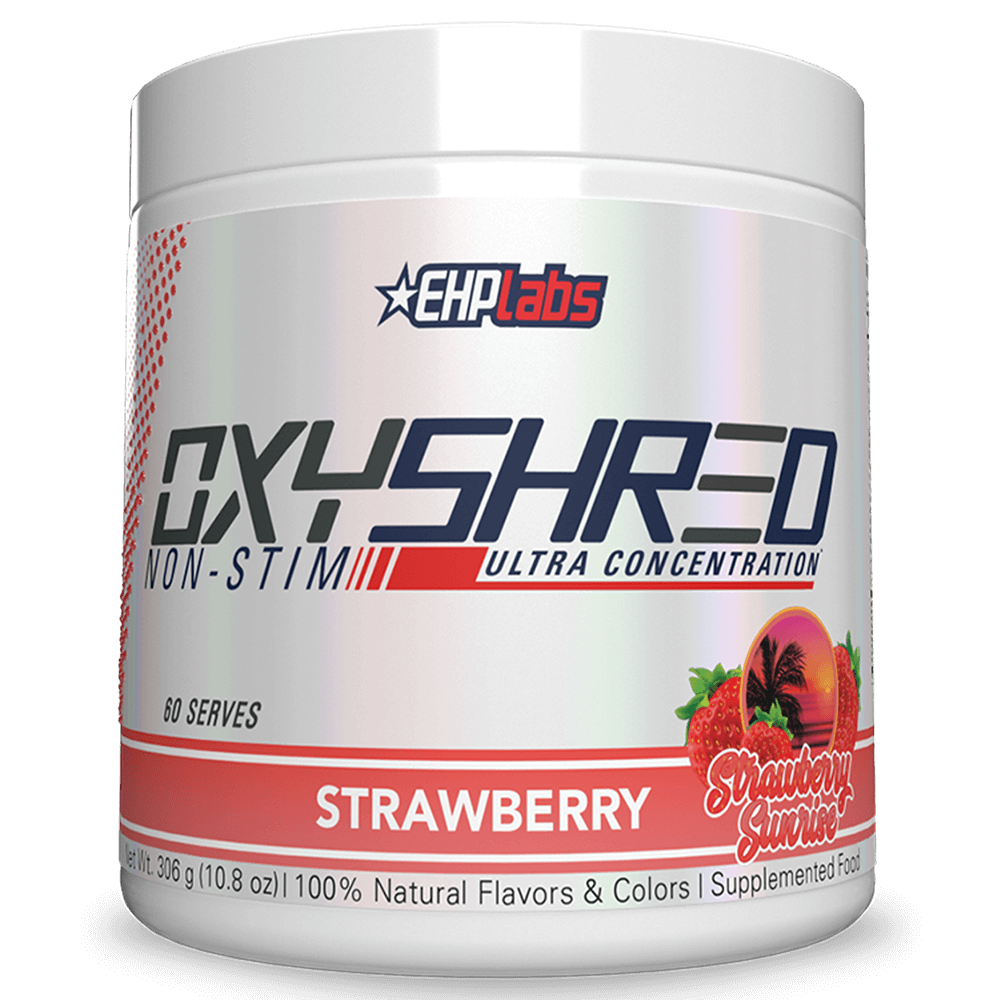 EHPLabs Oxyshred Non-Stim Fat Burner 60 Serves Strawberry Sunshine