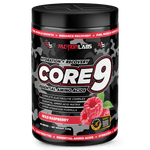 Faction Labs Core 9 EAA + BCAA Aminos 50 Serves Wild Raspberry