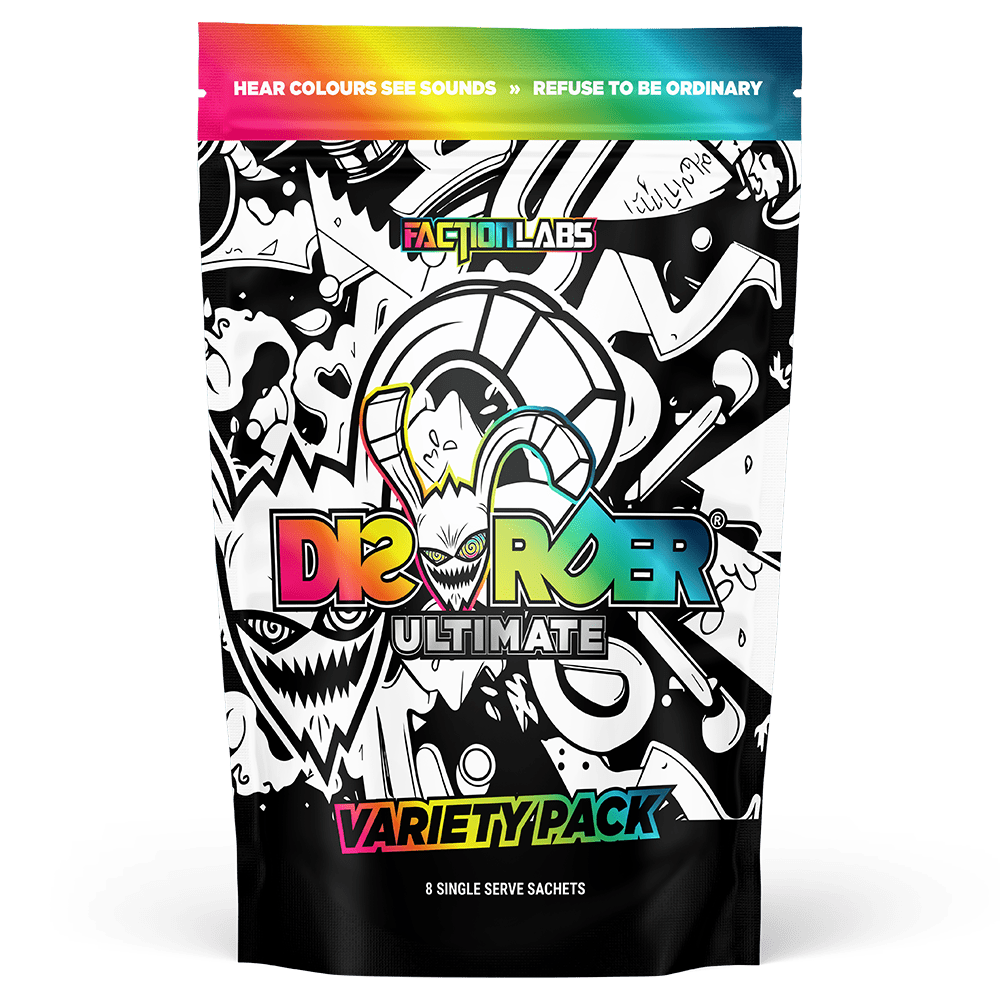 Faction Labs Disorder Ultimate Variety Pack Pre - Workout 8 Serves