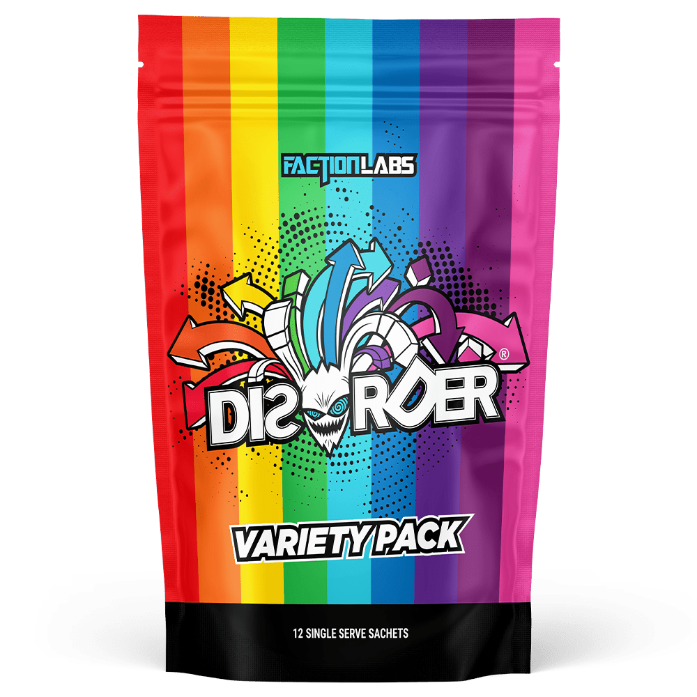 Faction Labs Disorder Variety Pack Pre - Workout 12 Serves