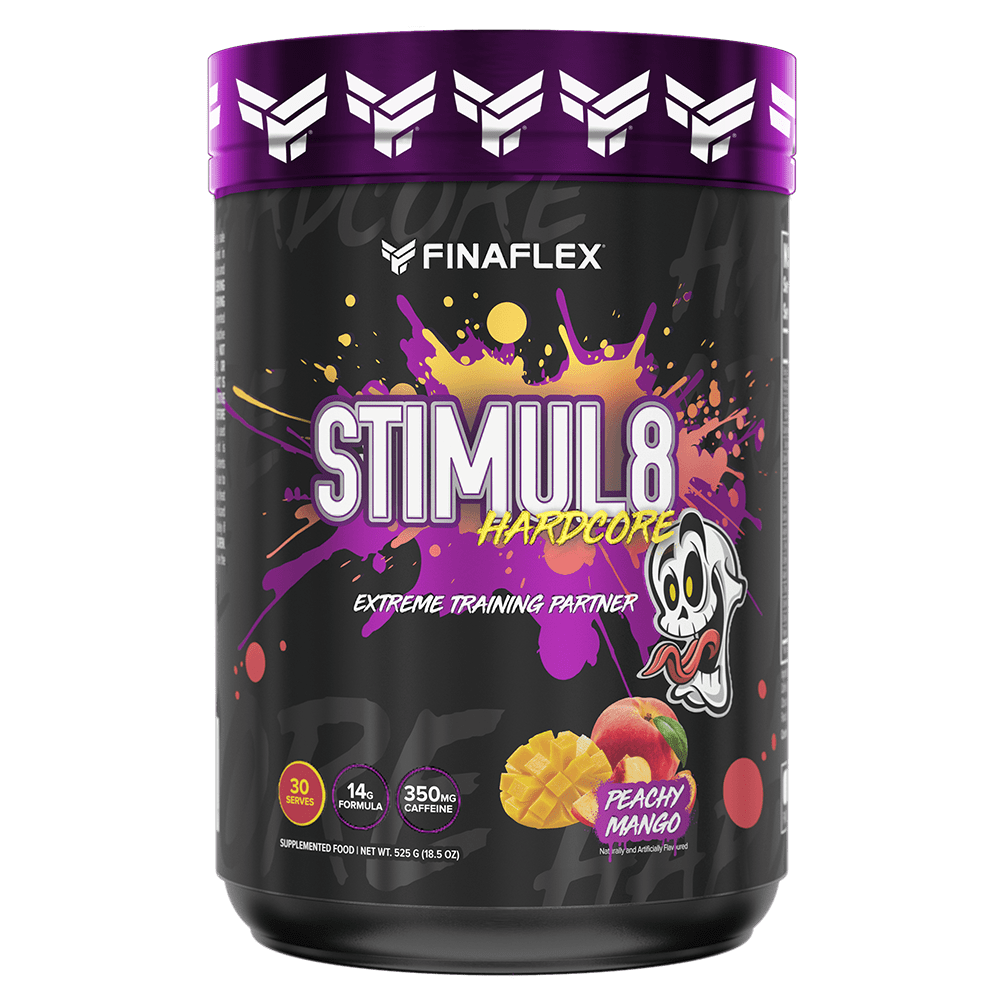 Finaflex Stimul8 Hardcore Pre - Workout 30 Serves Peach Mango