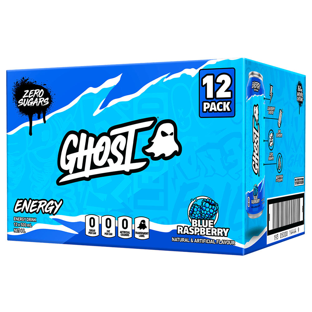 Ghost Energy 12pk Case Energy Drink Blue Raspberry