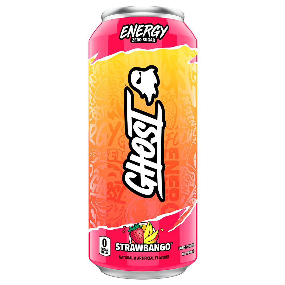 Ghost Energy Energy Drink 500 mL Strawbango (Coming Soon)