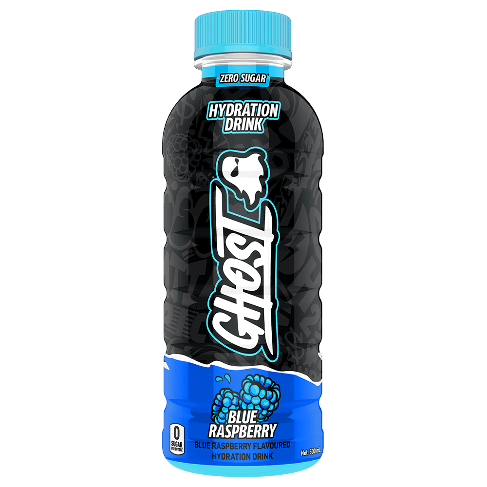 Ghost Hydration Hydration 1 Bottle/500mL Blue Raspberry