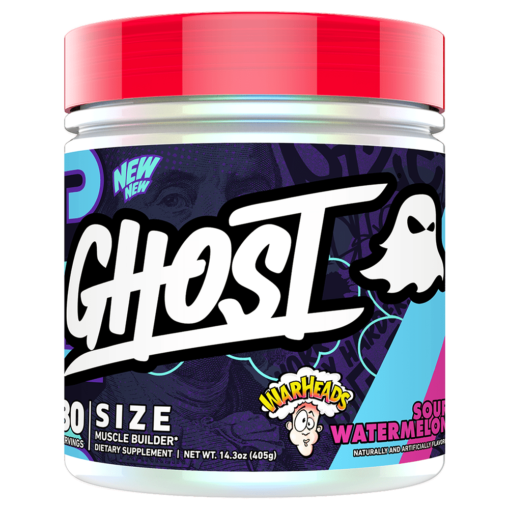 Ghost Size V3 Creatine 30 Serves Warheads Sour Watermelon