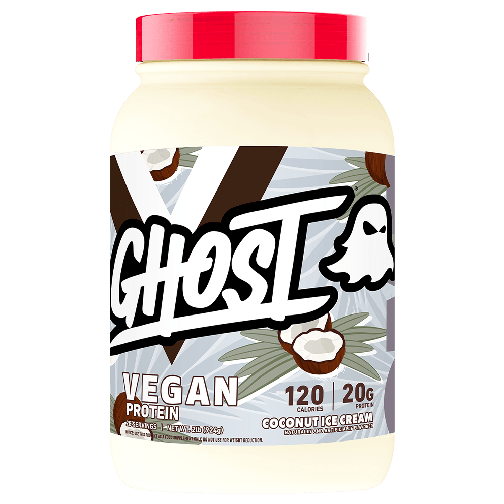 Ghost Vegan Protein Powder 28 Serves Coconut Ice Cream