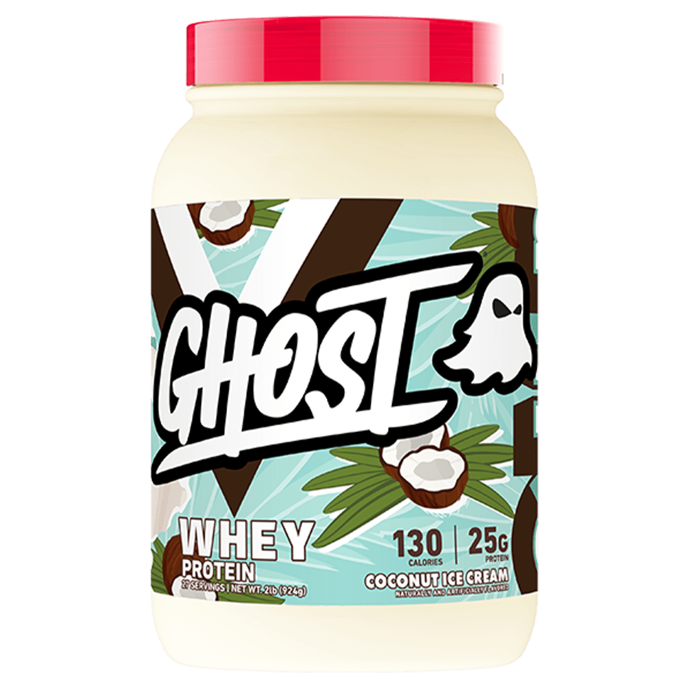 Ghost Whey Protein Powder 26 Serves Coconut Ice Cream