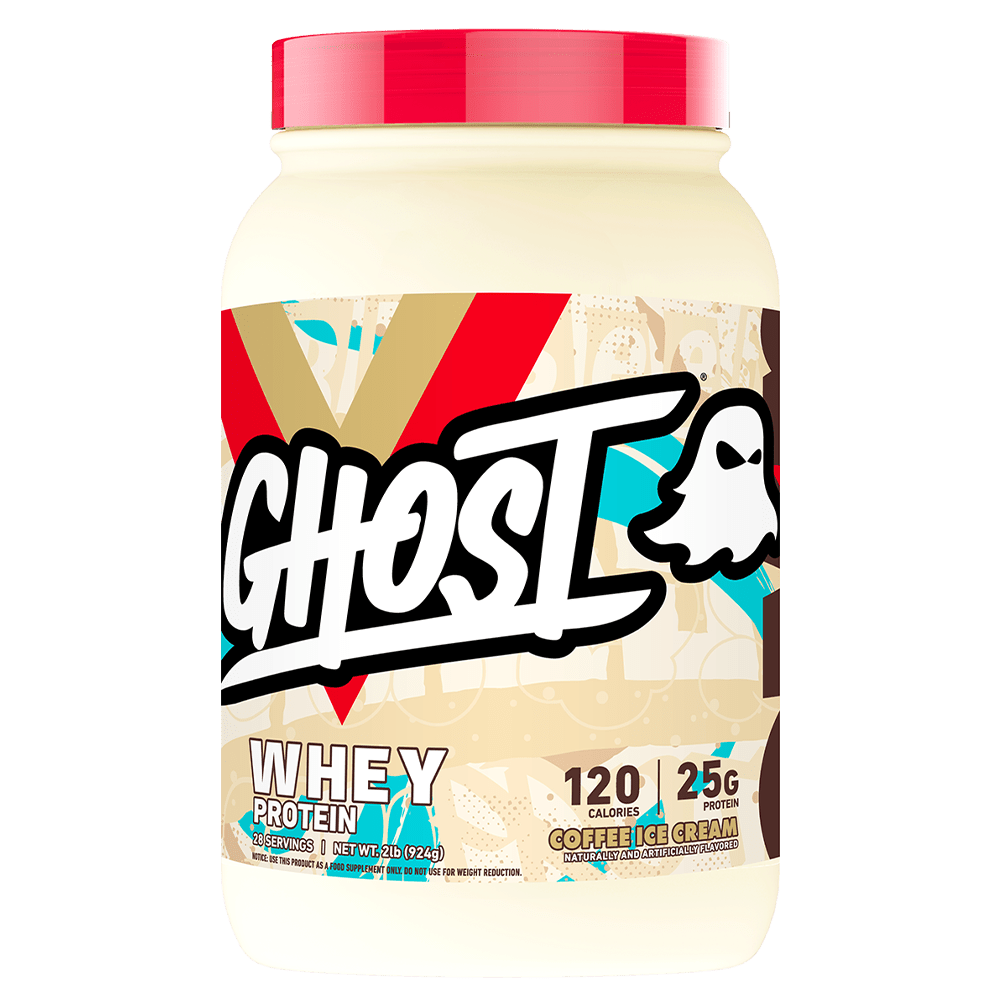 Ghost Whey Protein Powder 26 Serves Coffee Ice Cream