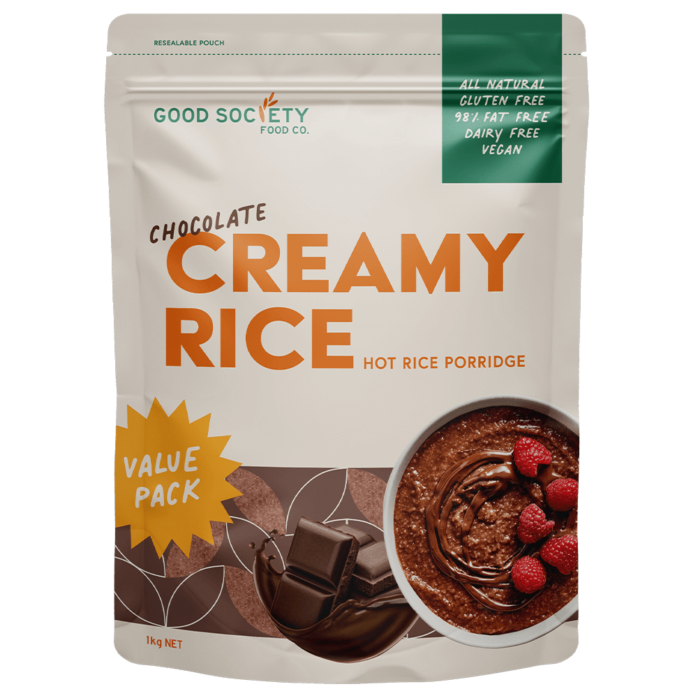 Good Society Food Co. Creamy Rice Food 1kg Chocolate