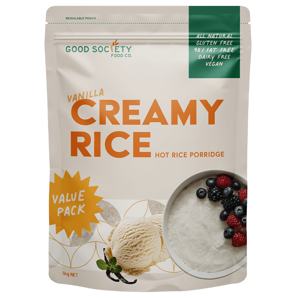 Good Society Food Co. Creamy Rice Food 1kg Vanilla