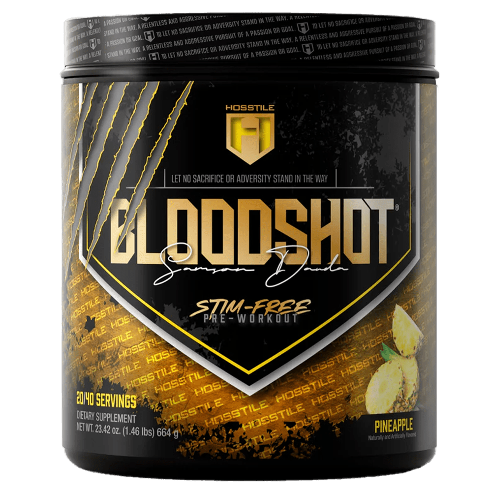 Hosstile Bloodshot Pre - Workout 20 Serves Pineapple