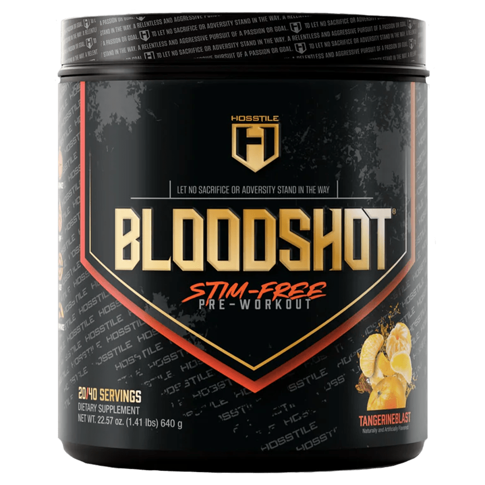 Hosstile Bloodshot Pre - Workout 20 Serves Tangerine Blast