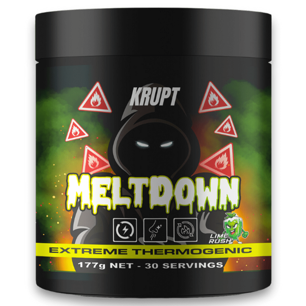 Krupt Supps Meltdown Thermogenic 30 Serves Lime Rush