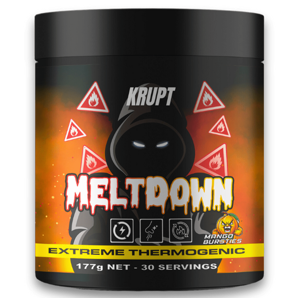 Krupt Supps Meltdown Thermogenic 30 Serves Mango Bursties