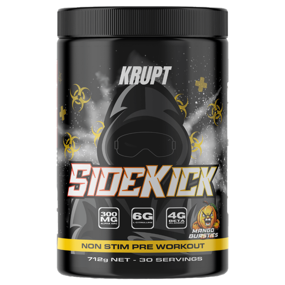 Krupt Supps Sidekick Pre - Workout 30 Serves Mango Bursties