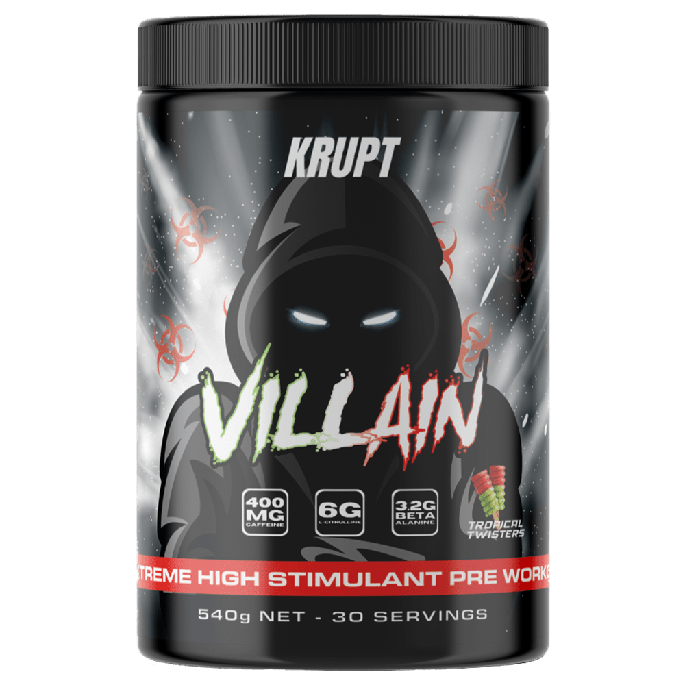 Krupt Supps Villain Pre - Workout 30 Serves Tropical Twisters