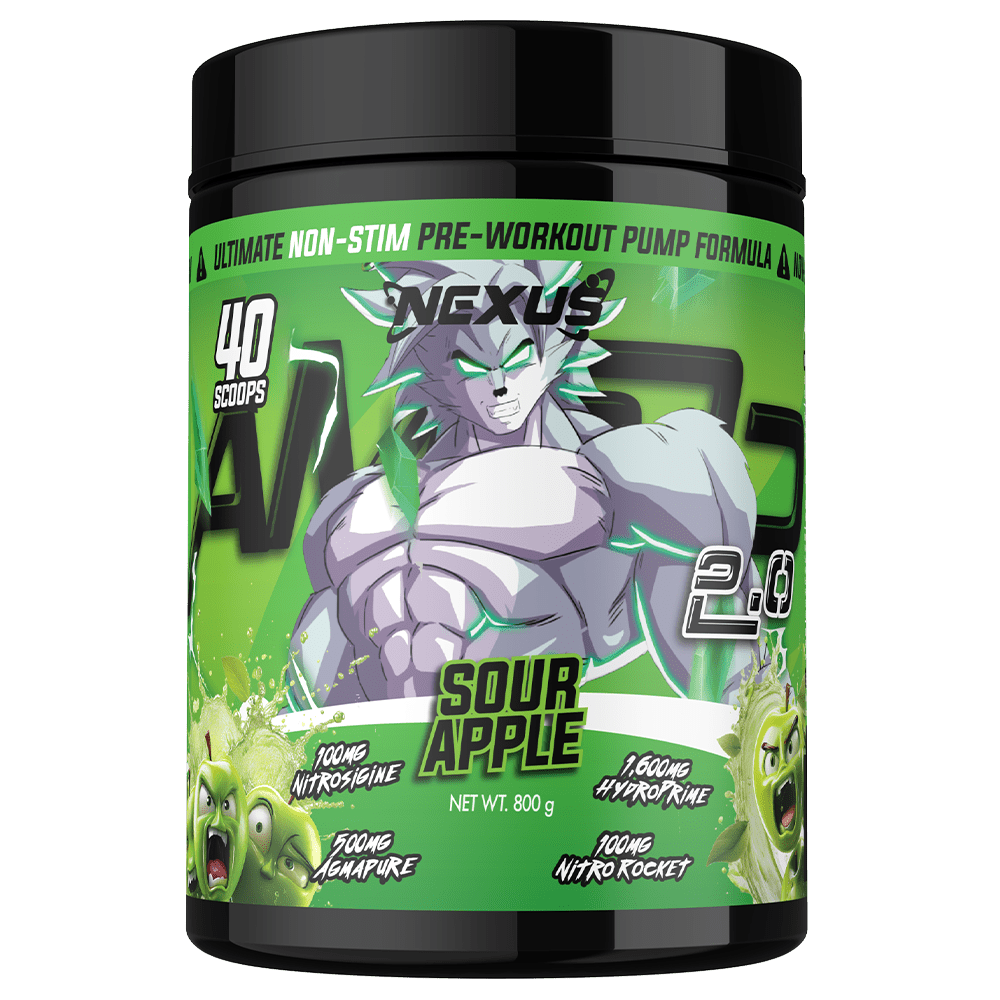 Nexus Sports Nutrition Amp3d 2.0 Pre - Workout 40 Serves Sour Apple
