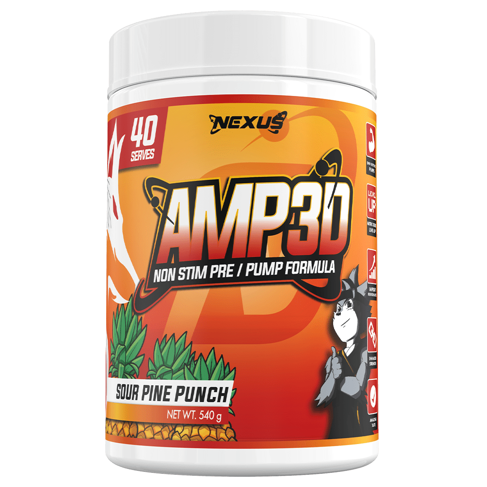 Nexus Sports Nutrition Amp3d Pre - Workout 40 Serves Sour Pine Punch