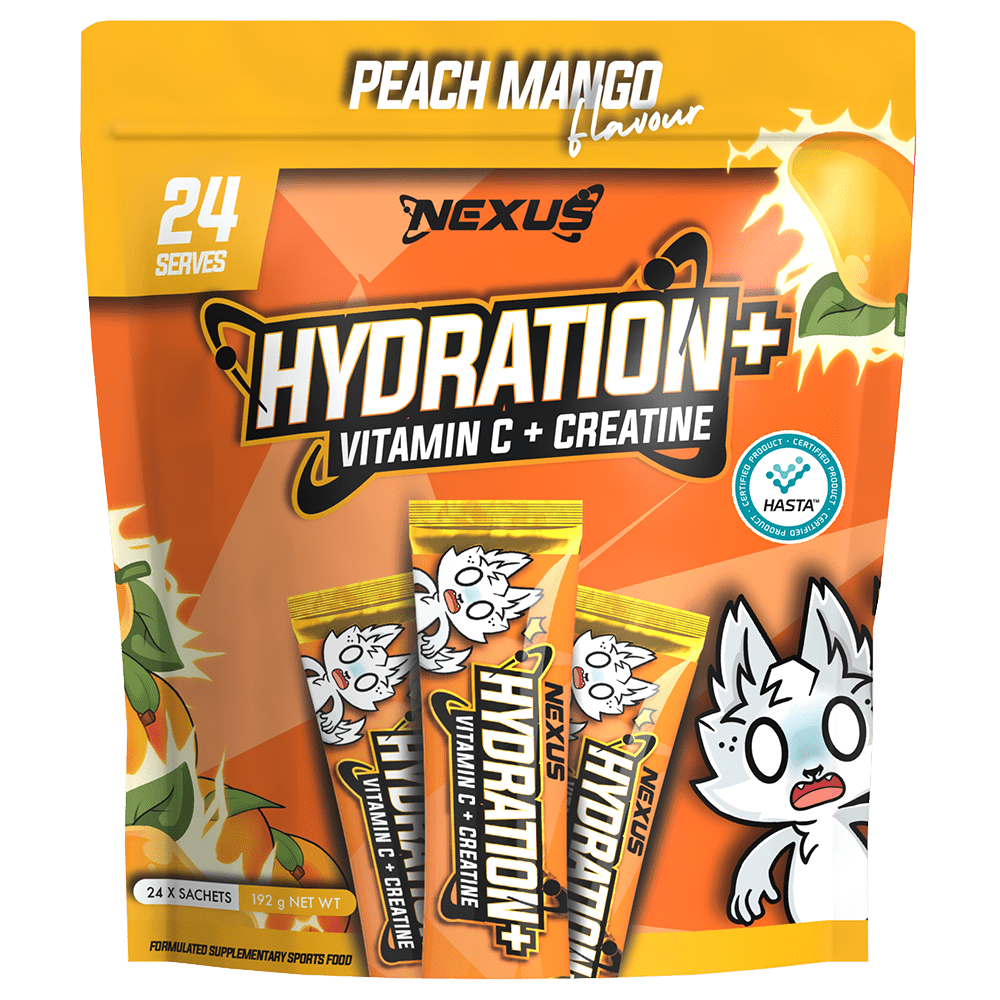Nexus Sports Nutrition Hydration+ Hydration 24 Serves Peach Mango