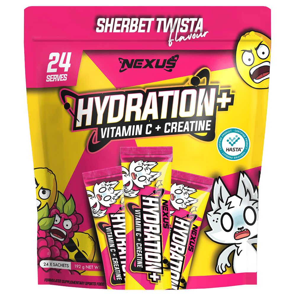 Nexus Sports Nutrition Hydration+ Hydration 24 Serves Sherbet Twista