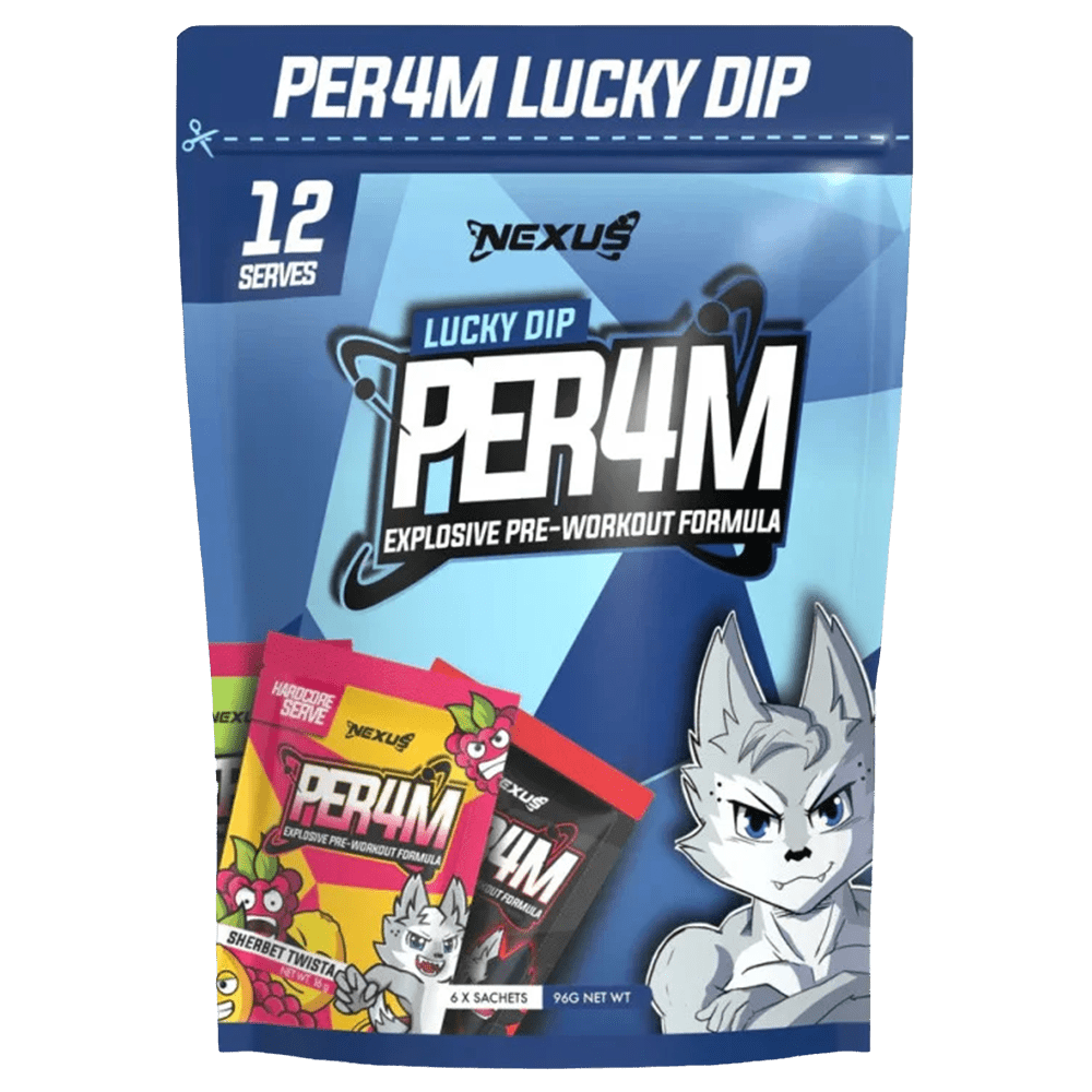 Nexus Sports Nutrition Per4m Variety Pack Pre - Workout 12 Serves Variety