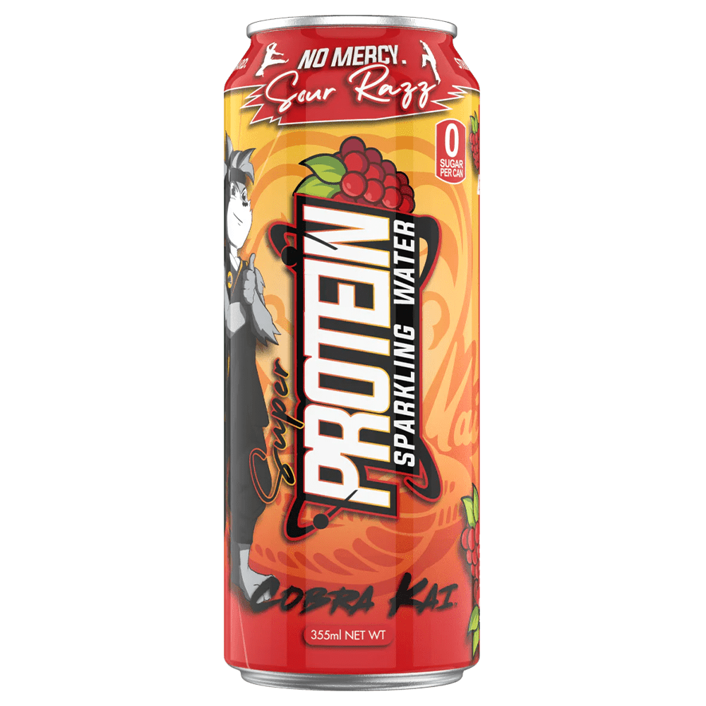 Nexus Sports Nutrition Super Protein Sparkling Water RTD Energy Drink 355mL No Mercy Razzberry