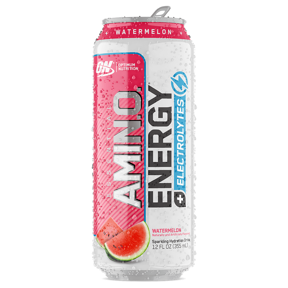 Optimum Nutrition Amino Energy + Electrolytes Sparkling RTD Energy Drink 355mL Watermelon