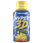 Performax Labs Hyper - 3D Pre - Workout Shot Pre - Workout 1 Bottle Papaya Pineapple