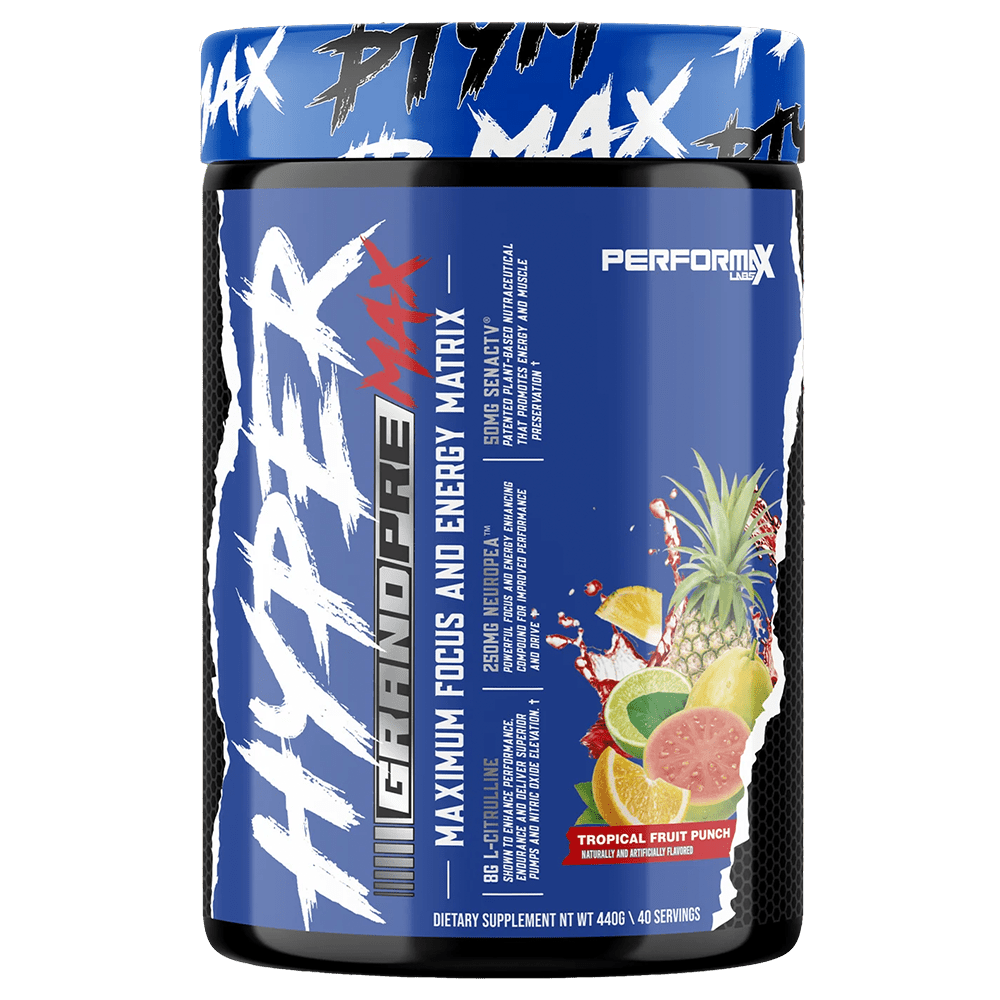 Performax Labs Hyper Max Pre - Workout 40 Serves Tropical Fruit Punch