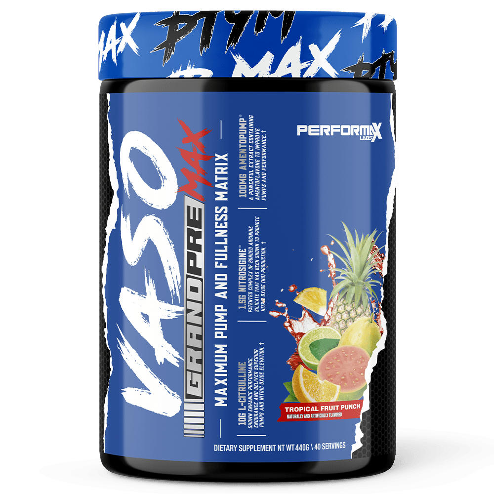 Performax Labs Vaso Max Pump 40 Serves Tropical Fruit Punch