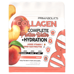 Primabolics Complete Collagen Protein Water + Hydration Protein Powder 15 Serves Peach