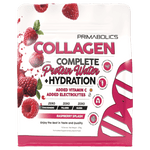 Primabolics Complete Collagen Protein Water + Hydration Protein Powder 15 Serves Raspberry