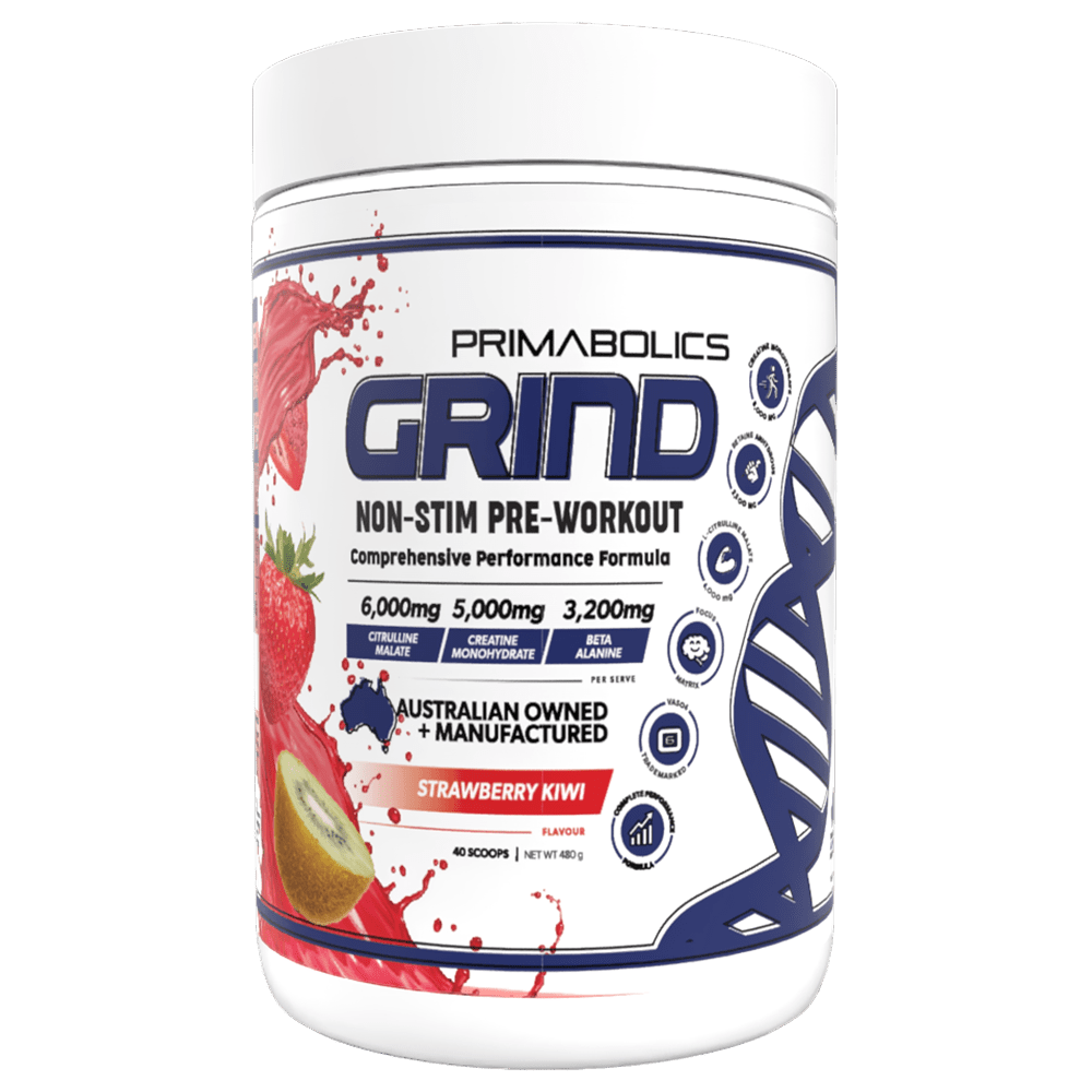 Primabolics Grind V2 Pre - Workout 40 Serves Strawberry Kiwi
