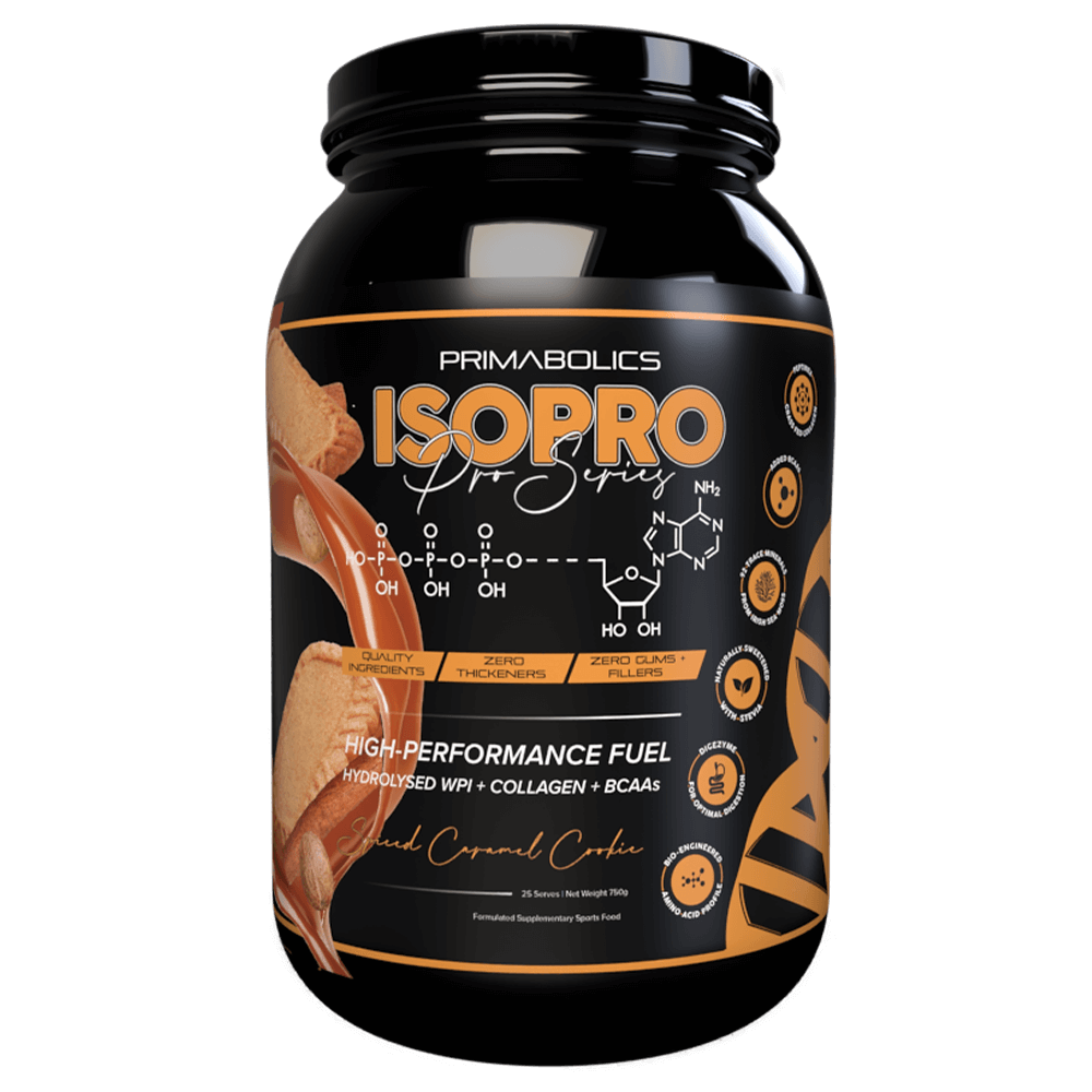 Primabolics Iso Pro Protein Powder 25 Serves Spiced Caramel Cookie