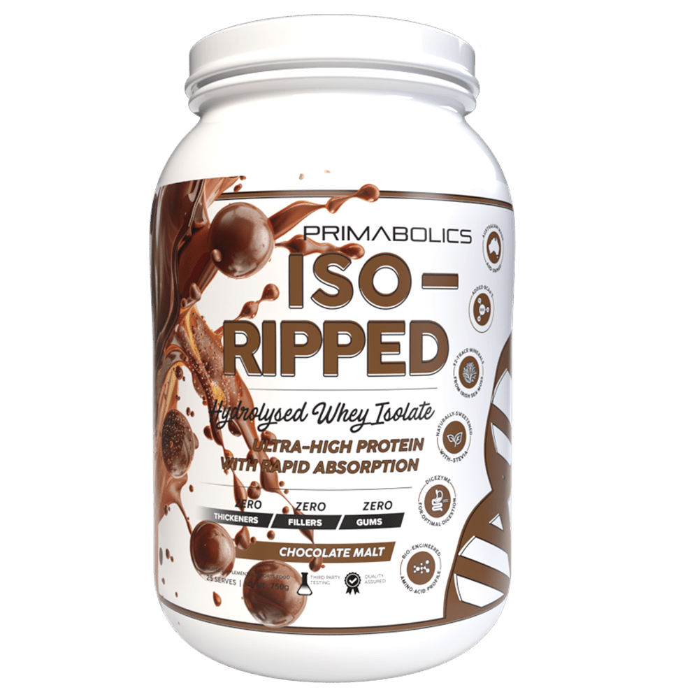 Primabolics Iso - Ripped Protein Powder 25 Serves Chocolate Malt