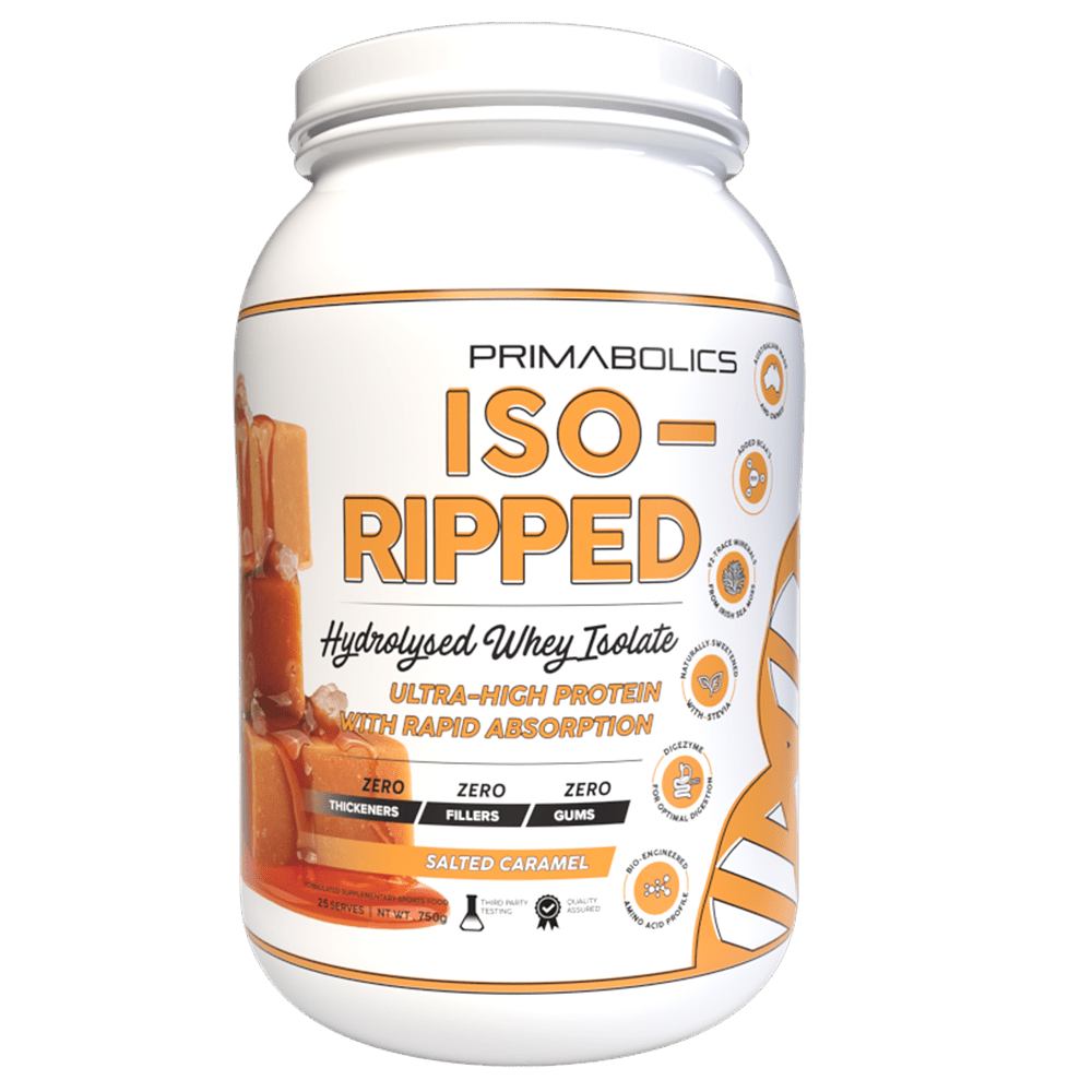 Primabolics Iso - Ripped Protein Powder 25 Serves Salted Caramel