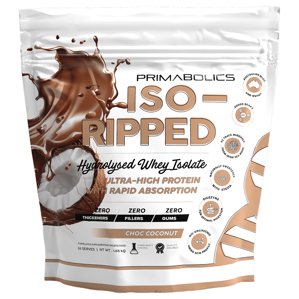 Primabolics Iso - Ripped V2 Protein Powder 55 Serves Choc Coconut