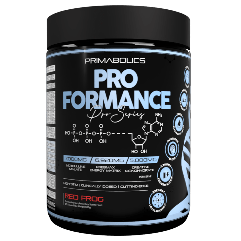 Primabolics Pro Formance Pre - Workout 40 Serves Red Frog