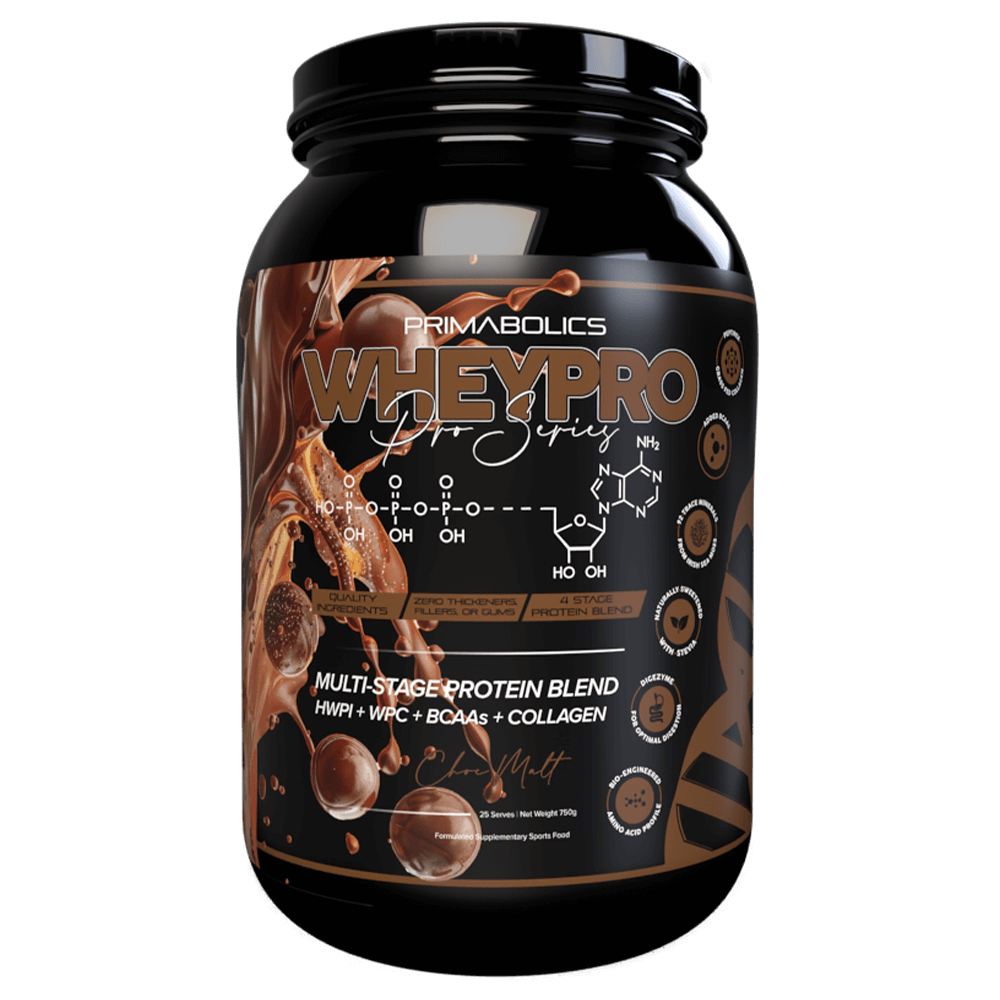 Primabolics Whey Pro Protein Powder 25 Serves Choc Malt