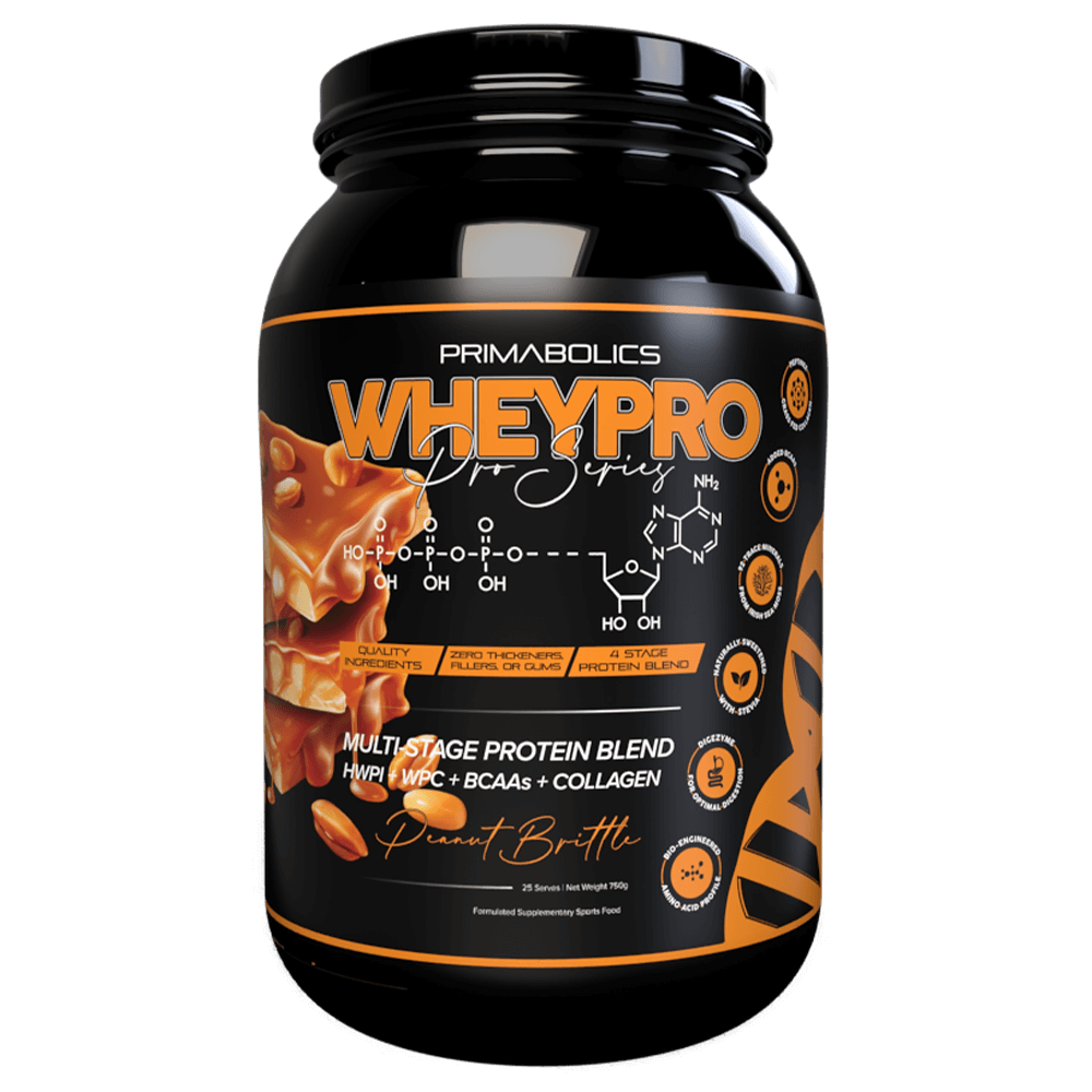 Primabolics Whey Pro Protein Powder 25 Serves Peanut Brittle