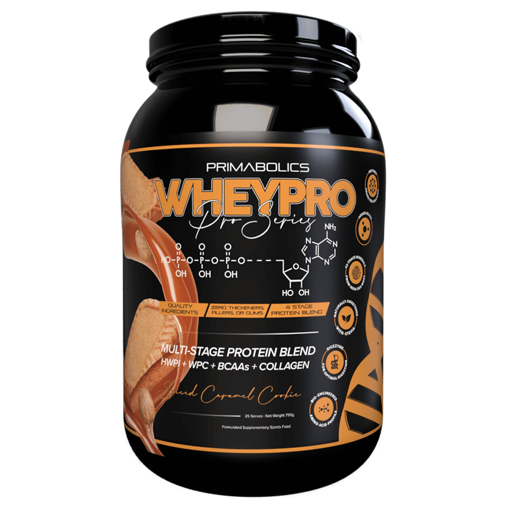 Primabolics Whey Pro Protein Powder 25 Serves Spiced Caramel Cookie